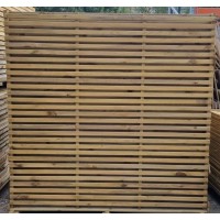 Contemporary Double Sided Fence Panel